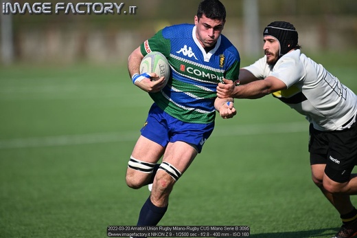 2022-03-20 Amatori Union Rugby Milano-Rugby CUS Milano Serie B 3095
